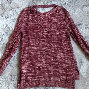 Maroon sweater size large